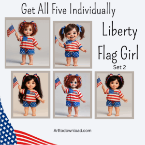 Liberty Flag Girl Set 2